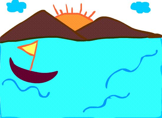 Animated Boat My animated sailing boat